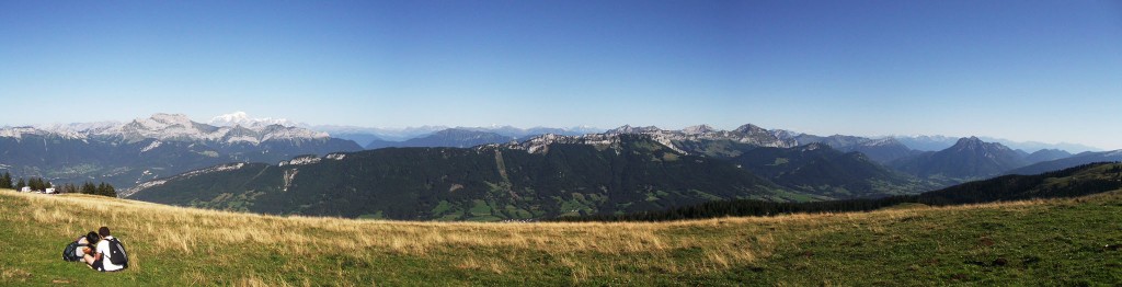 Panorama 4 étoiles depuis le Crêt de Châtillon